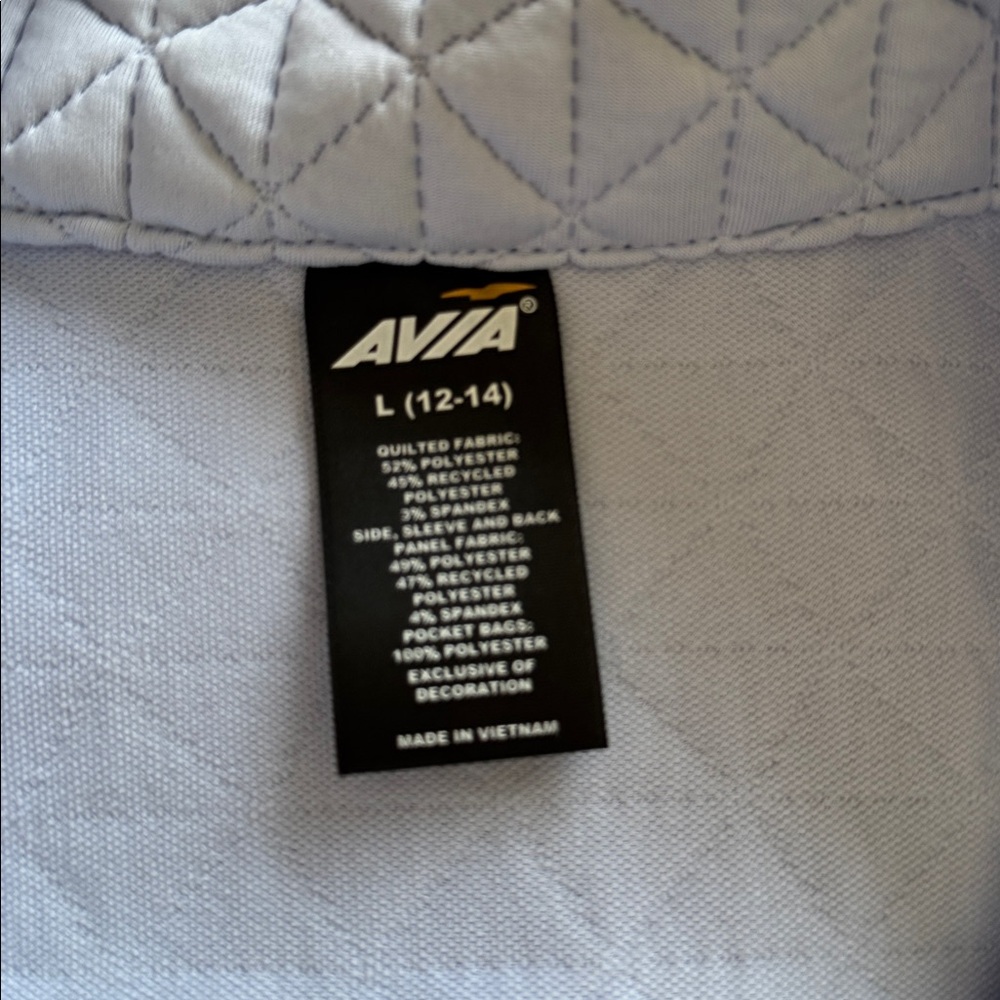 Avia Light Gray Quilted Jacket - image 2